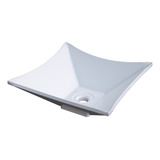 Cuba Pia De Apoio Quadrada 30x30 Para Banheiro Lavabo Âmbar Branca Beltempo