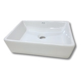 Cuba Pia Para Banheiro Lavabo Apoio Sobrepor 40cm Retangular