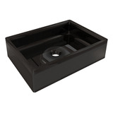 Cuba Pia Para Banheiro Retangular Torino Cor Preto
