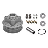 Cubo Da Roda Traseira + Bucha Coxim Rolamento Titan Xls 125
