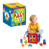 Cubo De Atividades Didático Musical Interativ Brinquedo Bebê