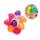 Cubo De Gelo Ecológico Tipo Diamante Reutilizável Kit 12pçs 