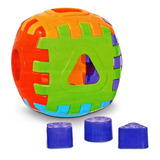 Cubo Didático Educativo Monta-desmonta Com 3 Peças-colorido Cor Multicor