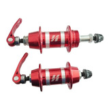 Cubo High One Rolamento Vermelho Com Blog P/freio Vibrei Par