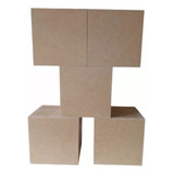 Cubo Liso 25x25x25 Kit 4 Un