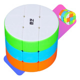 Cubo Magico 3x3x3 Redondo Barril Cilindro
