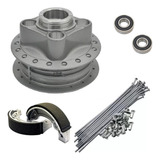 Cubo Roda Traseira Titan cg 125 83 99 raios freio rolamentos