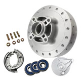 Cubo Traseiro Honda Cg 125 Fan 2009 A 2015 Lona Rolamentos
