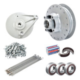 Cubo Traseiro Honda Cg 125 Fan 2009 A 2015 Raios Rolamentos