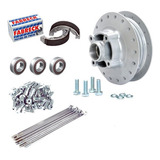 Cubo Traseiro Honda Cg 125 Fan 2009 A 2015 Raios Rolamentos