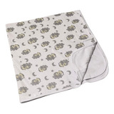 Cueiro De Bebe Duplo Estampado Noite Estrelada Branco