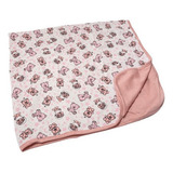 Cueiro De Bebe Duplo Estampado Ursinho Rose Conforto De Bebê