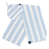 Cueiro + Gorro Baby Essentials Penka Encantado Listrado