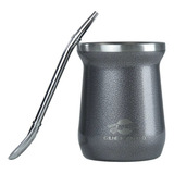 Cuia Chimarrão Select 230ml Em Aço Inox À Prova De Ferrugem