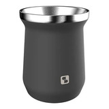 Cuia Térmica Everest 250ml Aço Inox Soprano Cinza P/ Tereré