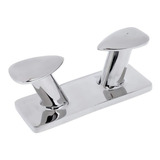 Cunho Em Aço Inox 20cm Amarra Cabo Cais Lancha Barco Veleiro