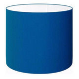 Cúpula Abajur Cilíndrica Cp-8007 20x22cm Azul