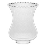 Cupula Baixa De Vidro Transparente Para Lampião Vintage Cor Incolor Brilho Liso