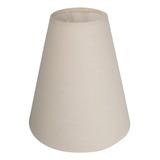 Cúpula De Tecido Para Abajur Ref 05 Encaixe 3,5 Cm Bege Liso Tangerina Mca