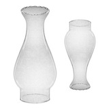 Cúpula De Vidro Transparente Para Lampião Antigo 7,5 Cm Luxo