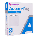 Curativo Aquacel Ag+ Extra Convatec 10x10cm Kit 3 Unidades