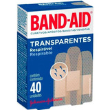 Curativo Band Aid Transparente C/40un
