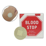 Curativo Blood Stop Bege Redondo Pós Exame Sangue C/1000