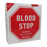 Curativo Blood Stop Redondo Bandagem Bege 500 Unidades