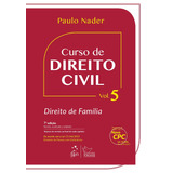 Curso De Direito Civil - Vol. 5 - Direito De Família, De Nader, Paulo. Editora Forense Ltda., Capa Mole Em Português, 2016