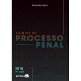 Curso De Processo Penal - 26ª Edição De 2019, De Fernando Capez. Editora Saraiva Jur, Capa Mole Em Português, 2019