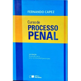 Curso De Processo Penal Fernando Capez Editora Saraiva