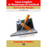 Curso Dvd Aula Físico,manutenção De Notebook.col.4 Volumes