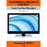 Curso Dvd Aula Físico,tv Lcd Philips 26/32 Pfl3404ch.2.1l.