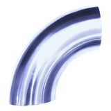 Curva 90 Graus Od Aço 304/l Solda Raio Longo Ø 2 X 1.5mm