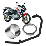 Curva Do Escape + Guarnição + Anel Honda Cb300 Cb 300 
