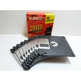 Cx. Disquete Emtec 2hd 3.5 Cx. Com 10 Lacrada