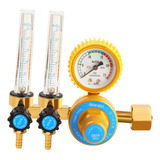 D Medidor De Fluxo Duplo De Argônio / Co2 Mig