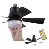 D Ventilador Lâmpada E27 Ventilador De Teto Caracol Com Luz