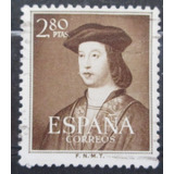 D0343 - Espanha - Fecho De Série Yvert Nº 830 De 1952 Circ