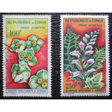 D0399 - Congo - Flores Yvert Nº 8/9 Aéreo De 1963 Nnn/circ
