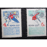 D0715 - Russia - Esportes De Inverno 1965 Yvert Nº 2915/6 Nn