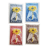 D0999 - Holanda - Flores Yvert Nº 509/12 De 1949 Nnn/circ
