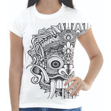 D1 Camisa Camiseta Personalizada Arte Indígena Carranca Hd