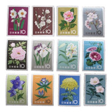 D1075 - Japão - Flores Yvert Nº 664/75 De 1961 Nnn