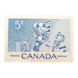 D1148 - Canadá - Esporte Hoquei Yvert Nº 286 De 1956 Nn