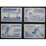 D1149 - Canadá - Esportes Yvert Nº 292/5 De 1957 N