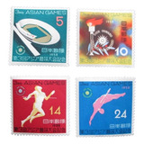 D1441 - Japão - Esportes Olimpicos Yvert Nº 603/6 De 1958 Nn