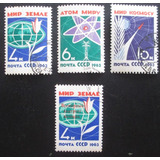 D1564 - Rússia - Flores Yvert Nº 2648/50+2689 De 1963 Circ