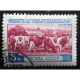 D1579 - Rússia - Fauna Gado Yvert Nº 2385a De 1961 Circ