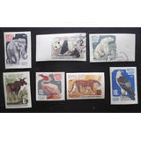 D1585 - Rússia - Fauna Zoo Yvert Nº 2821/7 Sem Picote De 196